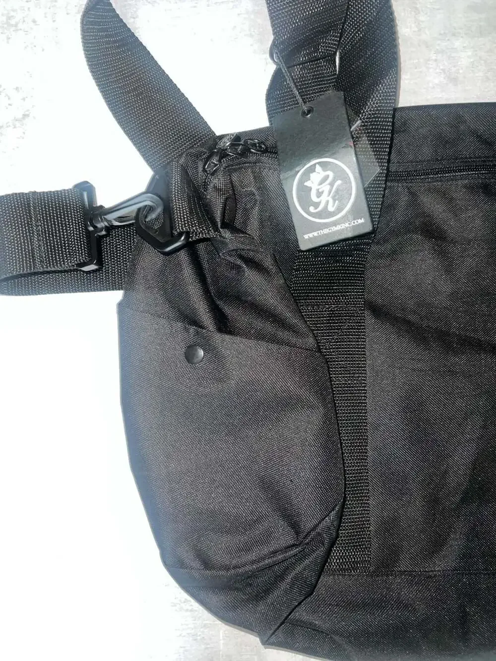 Gym King Core Barrel Gym Bag in Black